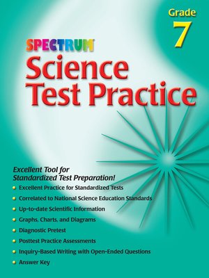 cover image of Science Test Practice, Grade 7